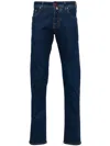 Jacob Cohen Stretch Cotton Denim Jeans Jeans In Blue