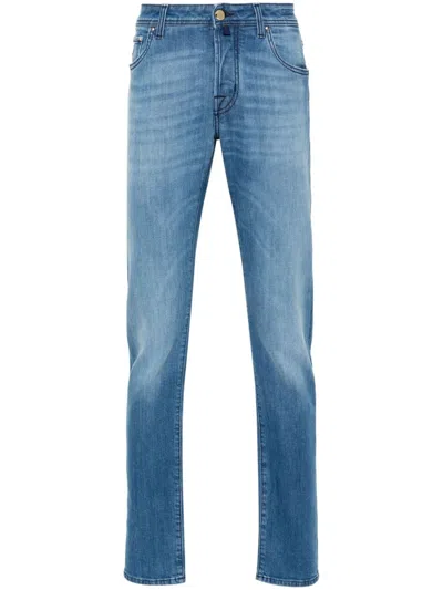 Jacob Cohen Slim Fit Jeans In Blue