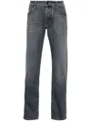 Jacob Cohen Logo-patch Jeans In Grey