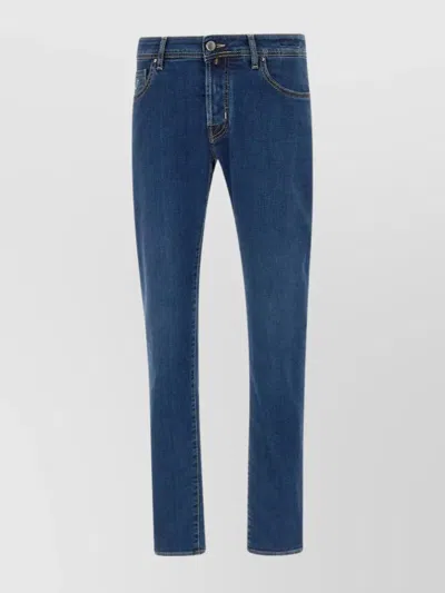 Jacob Cohen 'nick' Jeans In Dark Washed Denim