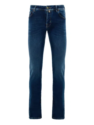Jacob Cohen Nick Jeans In Denim Blue Dark Slim Fit