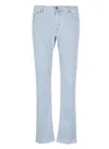 Jacob Cohen Light Blue Cotton Nick Jeans In Light Blue
