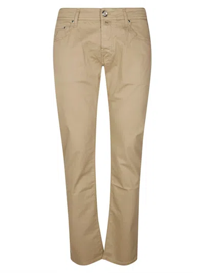 Jacob Cohen Nick Logo Patch Straight-leg Trousers