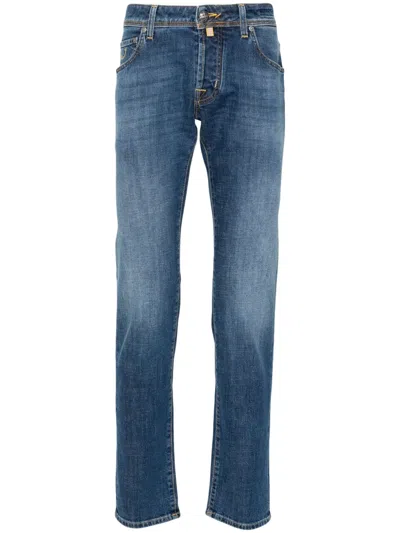 JACOB COHEN NICK LOW-RISE SLIM-FIT JEANS