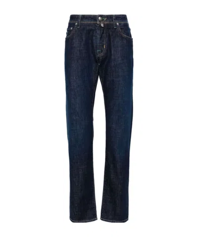 Jacob Cohen Nick Mid-rise Slim-fit Jeans In Black