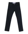 Jacob Cohen Navy Blue Slim Fit Nick Denim In Black