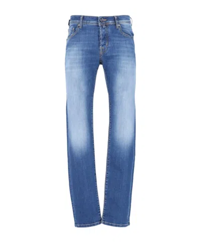 Jacob Cohen Nick Silm Fit Jeans In Blue
