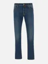 Jacob Cohen 'nick' Super Slim Fit Denim Jeans In Green