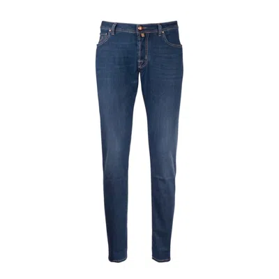 Jacob Cohen Nick Slim 5-pocket Jeans In Blue
