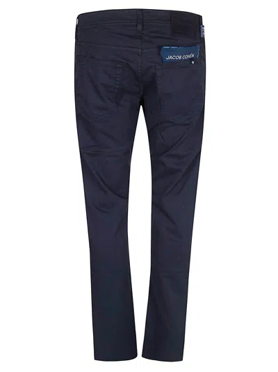 Jacob Cohen Nick Slim Diagonal Str. Slim-fit Jeans In Blue