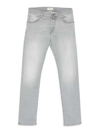 Jacob Cohen Nick Slim Fit 5-pocket Pants In Gray