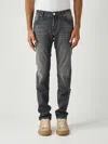 Jacob Cohen Nick Slim-fit 5 Tasche Denim Stretch 10.5 oz Texture Morbida Jeans In Gray