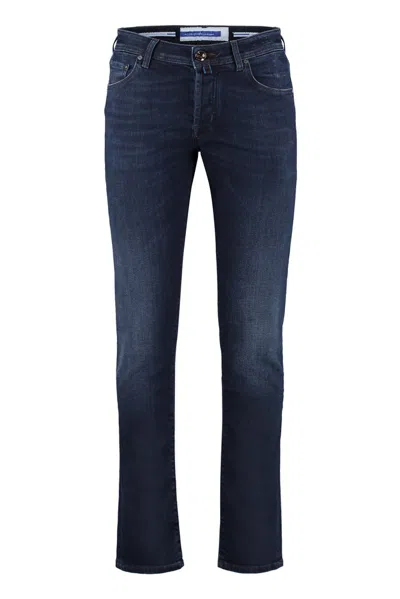 Jacob Cohen Nick Slim Fit Jeans In Blue