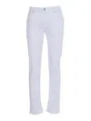 Jacob Cohen Nick Slim Fit Pants In White