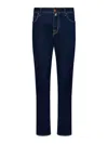 Jacob Cohen Blue Cotton Jeans & Pant In Blue