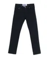 Jacob Cohen Navy Blue Slim Fit Nick Denim In Black