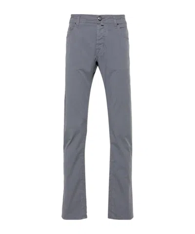 Jacob Cohen Nick Slim-fit Trousers In Gray