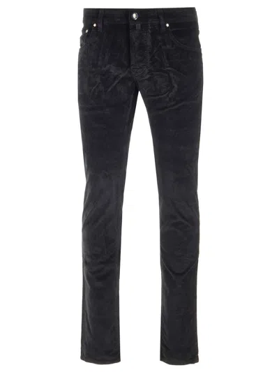 Jacob Cohen Nick Slim Trousers In Black