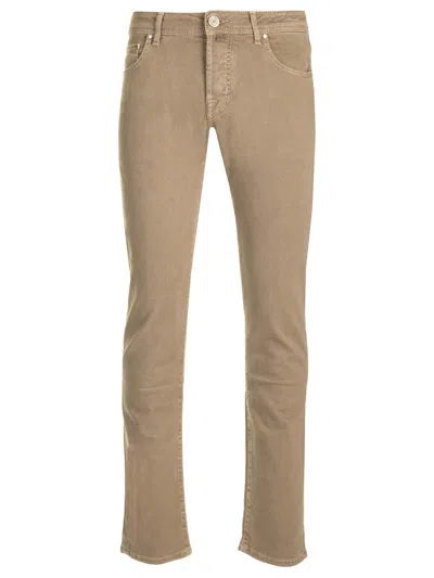 JACOB COHEN “NICK SLIM” TROUSERS JEANS BEIGE