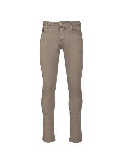 Jacob Cohen Nick Slim-fit Jeans In Brown