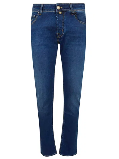 Jacob Cohen Nick Slim-fit Stretch Cotton Jeans For Men In Blue