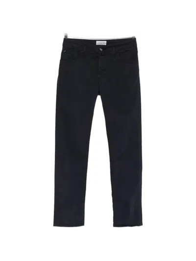 Jacob Cohen Nick Straight-leg Trousers In Black