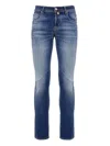Jacob Cohen Nick Super Slim Fit Denim Delave  In Blue