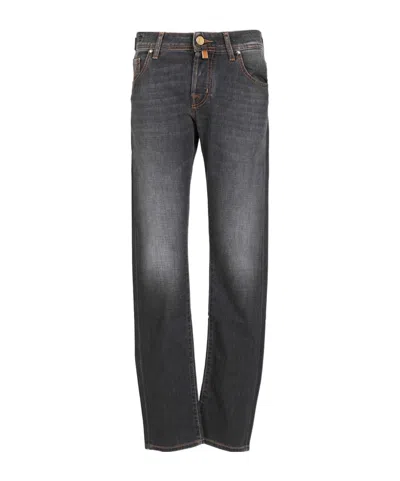Jacob Cohen Jeans With Belt Loops In Black