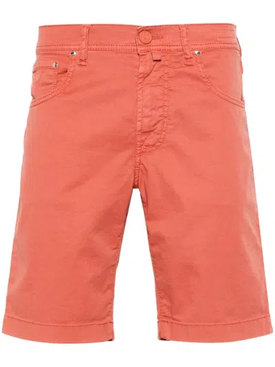 Jacob Cohen Nicolas Twil Bermuda Shorts In Yellow