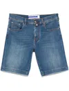 Jacob Cohen Nicolas Denim Shorts In Blue