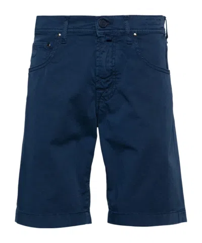 Jacob Cohen Nicolas Denim Shorts In Blue