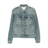 Jacob Cohen Buttoned Denim Jacket In Blue