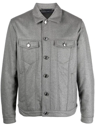 Jacob Cohen Outerwear In Gray
