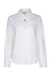 Jacob Cohen Collared Long Sleeves Patch Detail Jacket In White