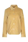 Jacob Cohen Corduroy Overshirt In Yellow