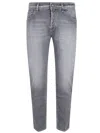 Jacob Cohen Slim Cropped 5 Pocket Trousers In D Light Black