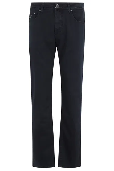 Jacob Cohen Pant 5 Pkt Slim Fit Bard In Blue