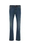 Jacob Cohen Pant 5 Pkt Slim Fit Bard In Blue