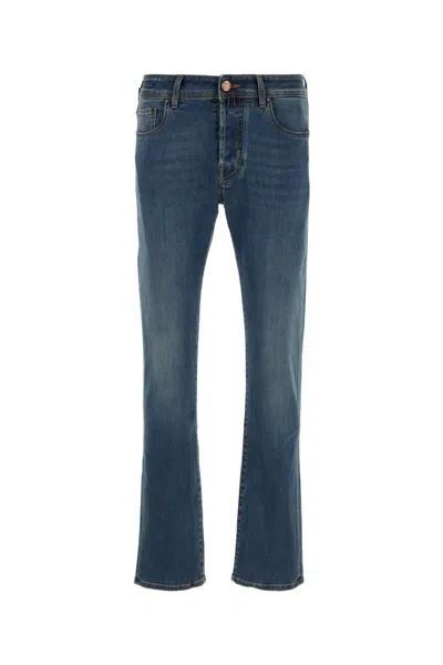 Jacob Cohen Pant 5 Pkt Slim Fit Bard In Blue