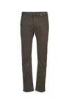 Jacob Cohen Pant 5 Pkt Slim Fit Bard In Brown