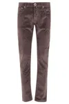 Jacob Cohen Pant 5 Pkt Slim Fit Bard In Brown
