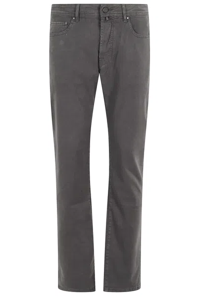 Jacob Cohen Pant 5 Pkt Slim Fit Bard In Gray