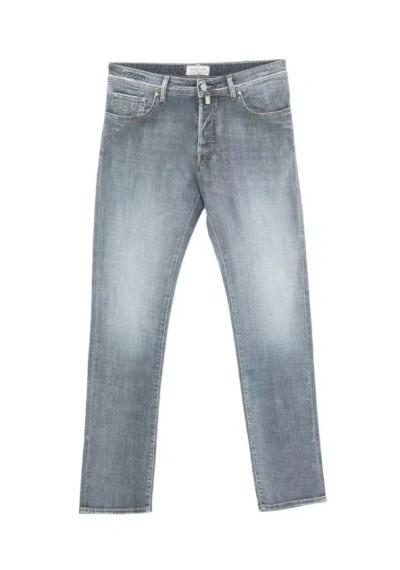 Jacob Cohen Pant 5 Pkt Slim Fit Bard In Gray