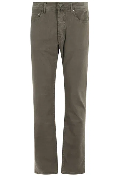 Jacob Cohen Pant 5 Pkt Slim Fit Bard In Green