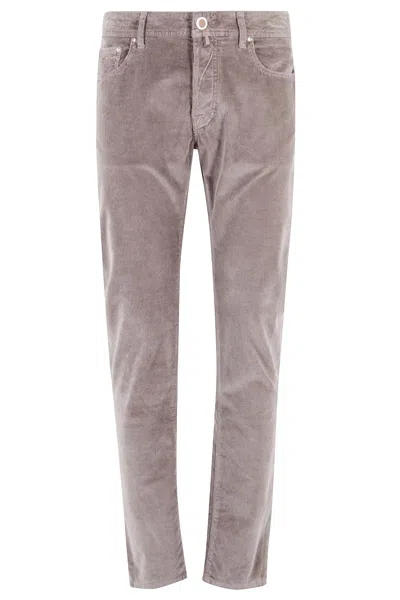 Jacob Cohen Pant 5 Pkt Slim Fit Bard In Neutral