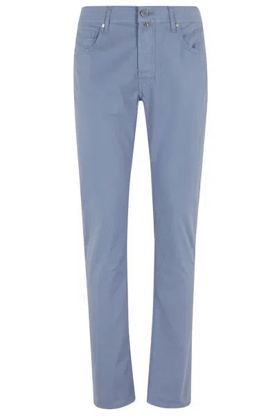 Jacob Cohen Pant 5 Pkt Slim Fit Bard Tinto Reattivo In Blue