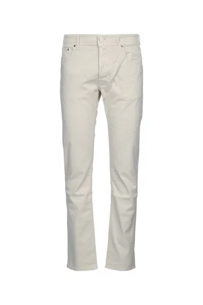 Jacob Cohen Pant 5 Pkt Slim Fit Bard In White
