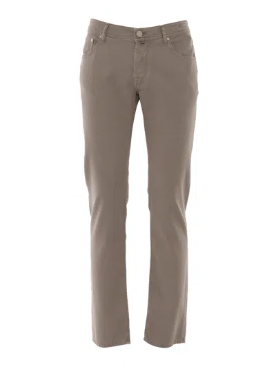 Jacob Cohen Pant 5 Pkt Slim Fit Nick In Brown