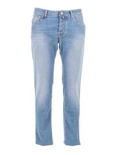 Jacob Cohen Pant 5 Pkt Slim Fit Nick In Blue