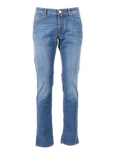 Jacob Cohen Pant 5 Pkt Slim Fit Nick In Blue